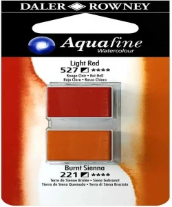 Supertrend Aquafine 1/2 Tablet Sulu Boya 2li Set LIGHT RED / BURNT SIENNA