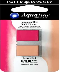 Supertrend Aquafine 1/2 Tablet Sulu Boya 2li Set PERMANENT ROSE / PORTRAIT PINK