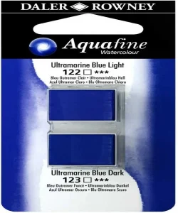 Supertrend Aquafine 1/2 Tablet Sulu Boya 2li Set ULTRAMARINE BLUE LIGHT / ULTRAMARINE BLUE