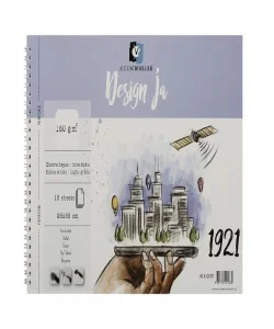 Supertrend Design Ja İnce Dokulu Resim ve Eskiz Çizim Defteri 180 gr. 25x35 cm. 15 Sayfa