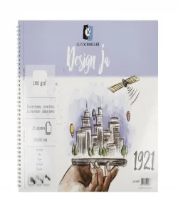 Supertrend Design Ja İnce Dokulu Resim ve Eskiz Çizim Defteri 180 gr. 35x50 cm. 15 Sayfa