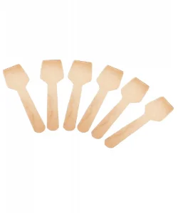 Supertrend Doğa Dostu Ahşap Dondurma Kaşığı 100lü Paket