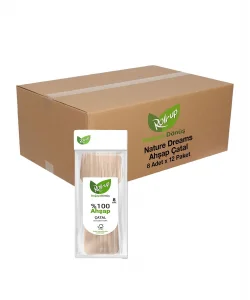 Supertrend Doğaya Dönüşümlü Ahşap Çatal 8 Adet x 12 Paket