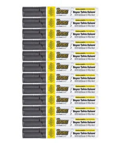 Supertrend Doldurulabilir Tahta Kalemi Siyah 12li Kutu