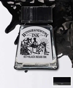 Supertrend Drawing Ink Çizim Mürekkebi 14 ml. 030 Black Indian Ink