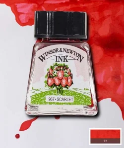 Supertrend Drawing Ink Çizim Mürekkebi 14 ml. 601 Scarlet