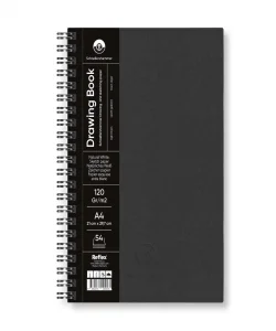 Supertrend Drawing Pad Sert Kapak Eskiz Çizim Defteri 120 gr. A4 54 yaprak SİYAH
