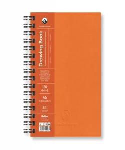 Supertrend Drawing Pad Sert Kapak Eskiz Çizim Defteri 120 gr. A5 54 yaprak TURUNCU
