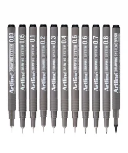 Supertrend Drawing System Teknik Çizim Kalemi Seti 11li