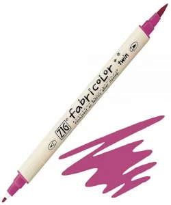 Supertrend Fabricolor Twin Çift Uçlu Kumaş Tekstil Boyama Kalemi DARK PINK