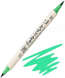 Supertrend Fabricolor Twin Çift Uçlu Kumaş Tekstil Boyama Kalemi FLUORESCENT GREEN