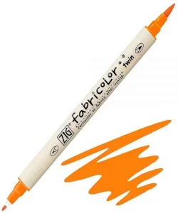 Supertrend Fabricolor Twin Çift Uçlu Kumaş Tekstil Boyama Kalemi ORANGE