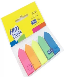 Supertrend Film Index Ok Şekilli 5 Renk x 25 Sayfa