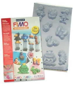 Supertrend Fimo Clay Mould Polimer Kil Şekillendirme Kalıbı FUNNY ANIMALS