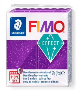 Supertrend Fimo Effect Polimer Kil 602 Purple (Simli)