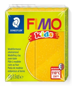 Supertrend Fimo Kids Yumuşak Polimer Kil 112 Glitter (Simli) Gold