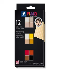 Supertrend Fimo Professional Doll Art Polimer Kil Seti 12 Renk x 25 gr. Etnik Renkler