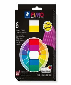 Supertrend Fimo Professional Polimer Kil Seti 6 Renk x 85 gr. True Colours