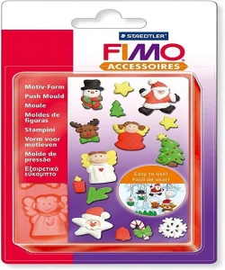 Supertrend Fimo Push Mould Esnek Silikon Polimer Kil Kalıbı NOEL