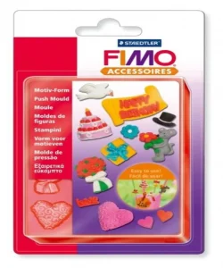 Supertrend Fimo Push Mould Esnek Silikon Polimer Kil Kalıbı PARTİ ZAMANI