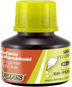 Supertrend Fosforlu Kalem Mürekkebi 30 cc. Sarı