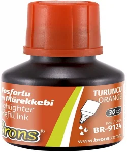 Supertrend Fosforlu Kalem Mürekkebi 30 cc. Turuncu