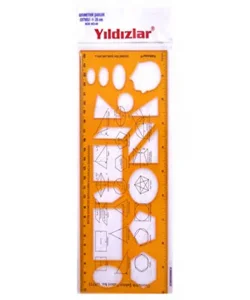 Supertrend Geometrik Şablon Cetvel 25 Cm. (040)