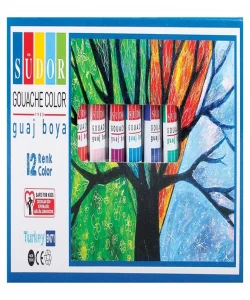 Supertrend Guaj Boya Seti 12 Renk x 9 ml. Tüp