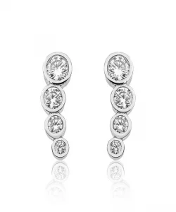 Supertrend Gümüş 4 Taş Bayan Küpe