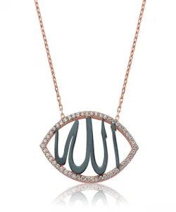 Supertrend Gümüş Allah Yazılı Bayan Kolye