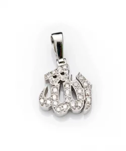 Supertrend Gümüş Allah Yazılı Bayan Kolye