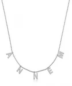 Supertrend ​gümüş Annem Yazılı Bayan Kolye