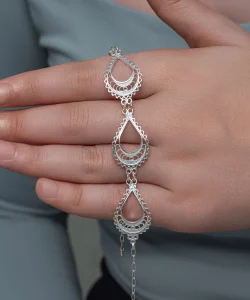 Supertrend Gümüş Ay Dansı Telkari Kadın Bileklik