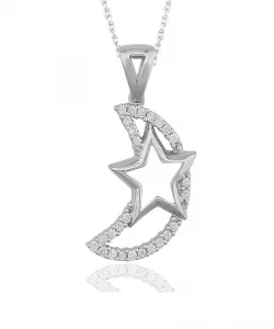 Supertrend Gümüş Ay Yıldız Bayan Kolye