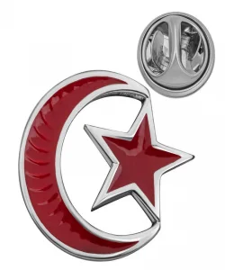 Supertrend Gümüş Ay Yıldız Rozet