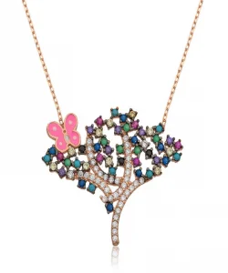 Supertrend Gümüş Bahar Ağacı Bayan Kolye