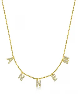 Supertrend ​gümüş Gold Annem Yazılı Bayan Kolye