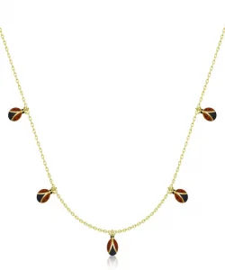 Supertrend Gümüş Gold Uğur Böceği Şans Kadın Kolye