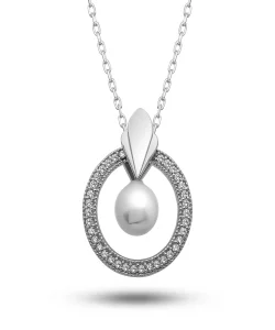 Supertrend Gümüş İnci Çember Kadın Kolye