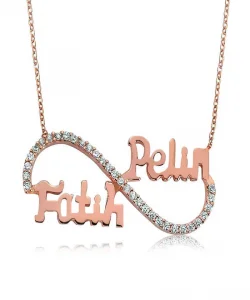 Supertrend Gümüş İsimli Sonsuzluk Bayan Kolye