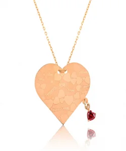 Supertrend Gümüş Kalpli Aşk Sözleri Bayan Kolye