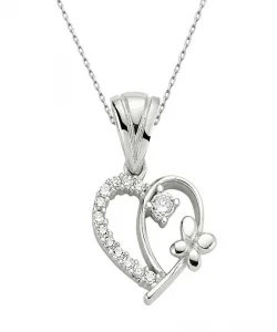 Supertrend Gümüş Kalpli Bayan Kolye