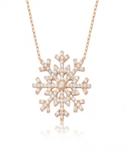 Supertrend Gümüş Kar Tanesi Bayan Kolye