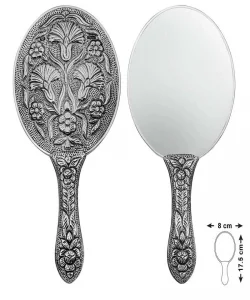 Supertrend Gümüş Karanfi Motifli El Aynası