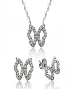 Supertrend Gümüş Kelebek Bayan Set