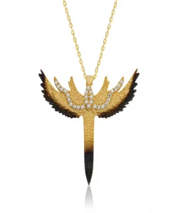 Supertrend Gümüş Kılıç Bayan Kolye