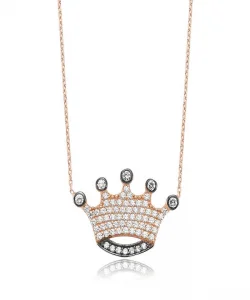 Supertrend Gümüş Kraliçe Tacı Bayan Kolye