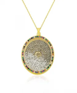 Supertrend Gümüş Miks Taşlı Esmaül Hüsna Bayan Kolye