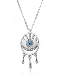 Supertrend Gümüş Nazarlı Göz Kolye