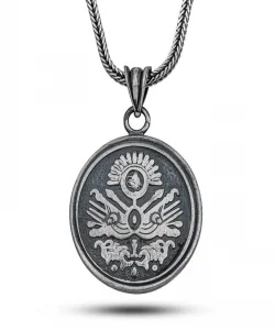 Supertrend Gümüş Osmanlı Devlet Armalı Cevşen Kolye
